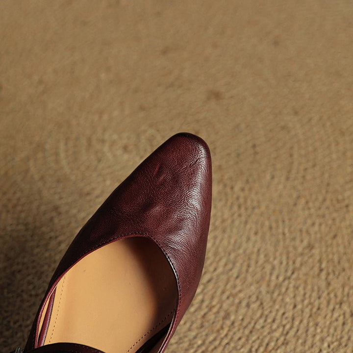 Valentina | Mules Eleganti in Vera Pelle