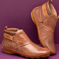 Madison | Lederstiefeletten mit verstellbarem Riemen