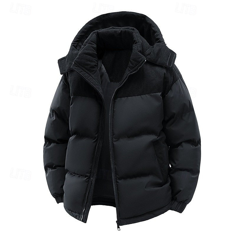 Garrison | Giacca Puffer con Cappuccio per Natale